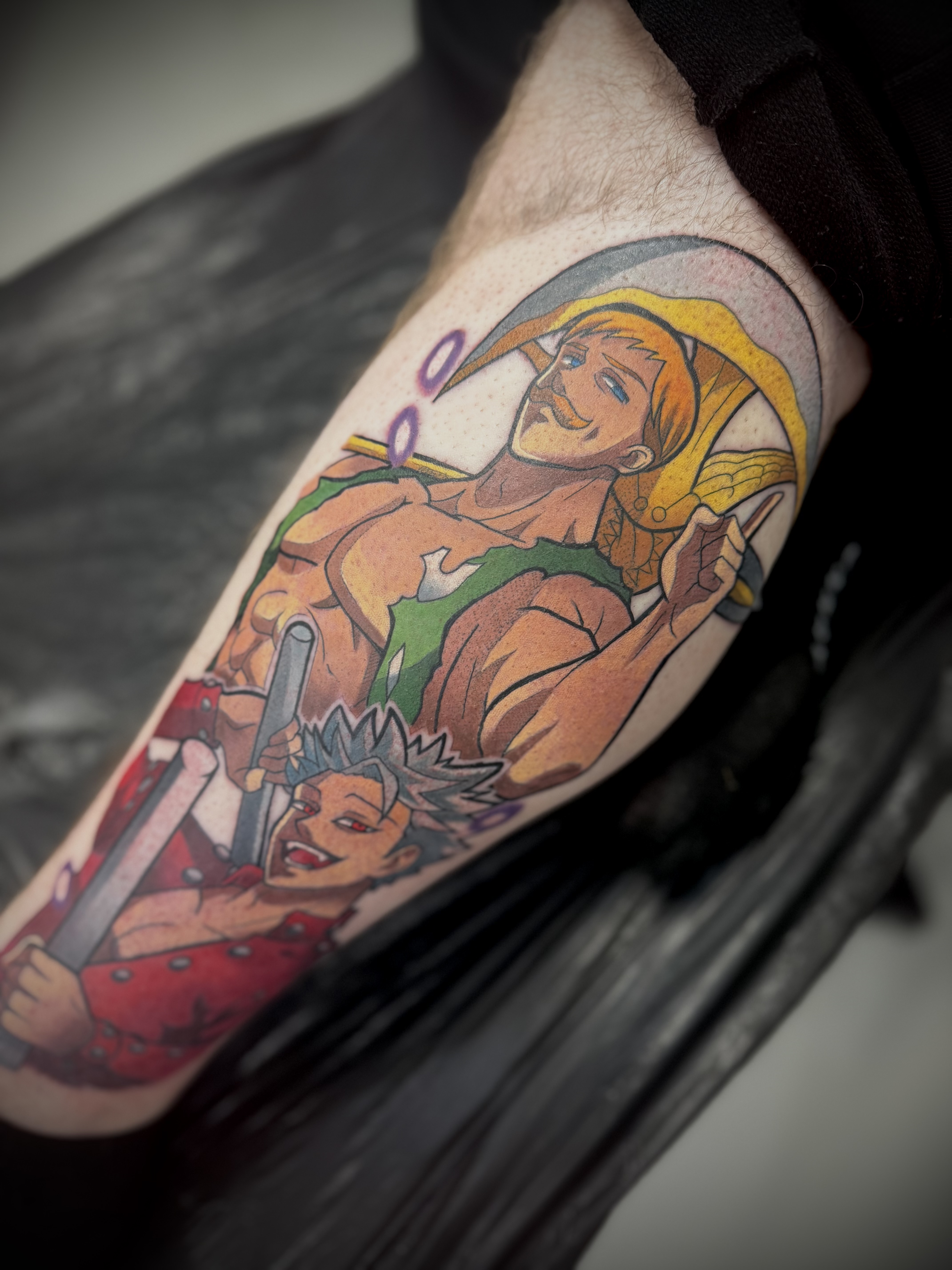 seven deadly sins tattoo colour anime pan escanor cheltenham