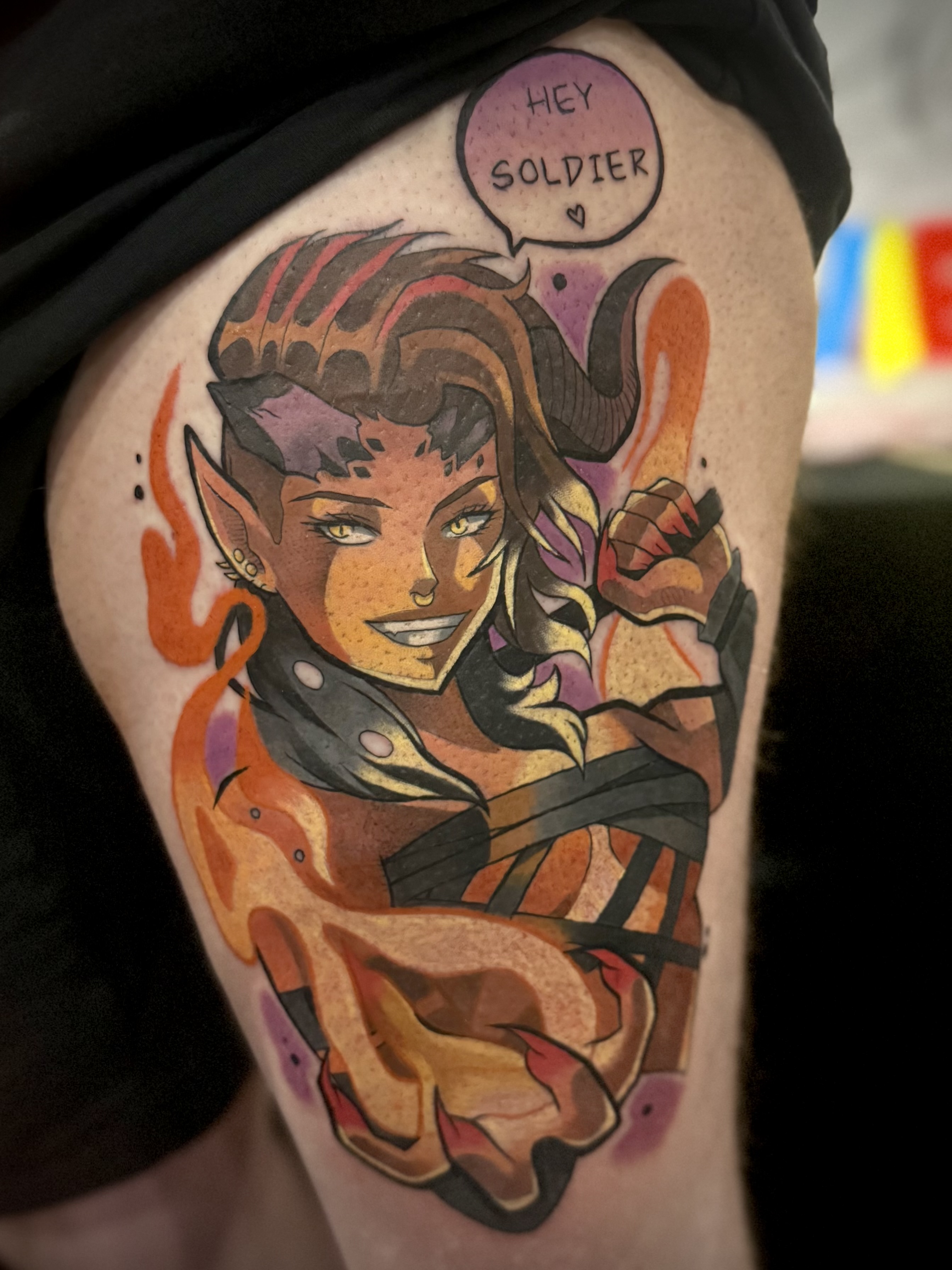 baldurs gate gamer gaming tattoo kalarch cheltenham