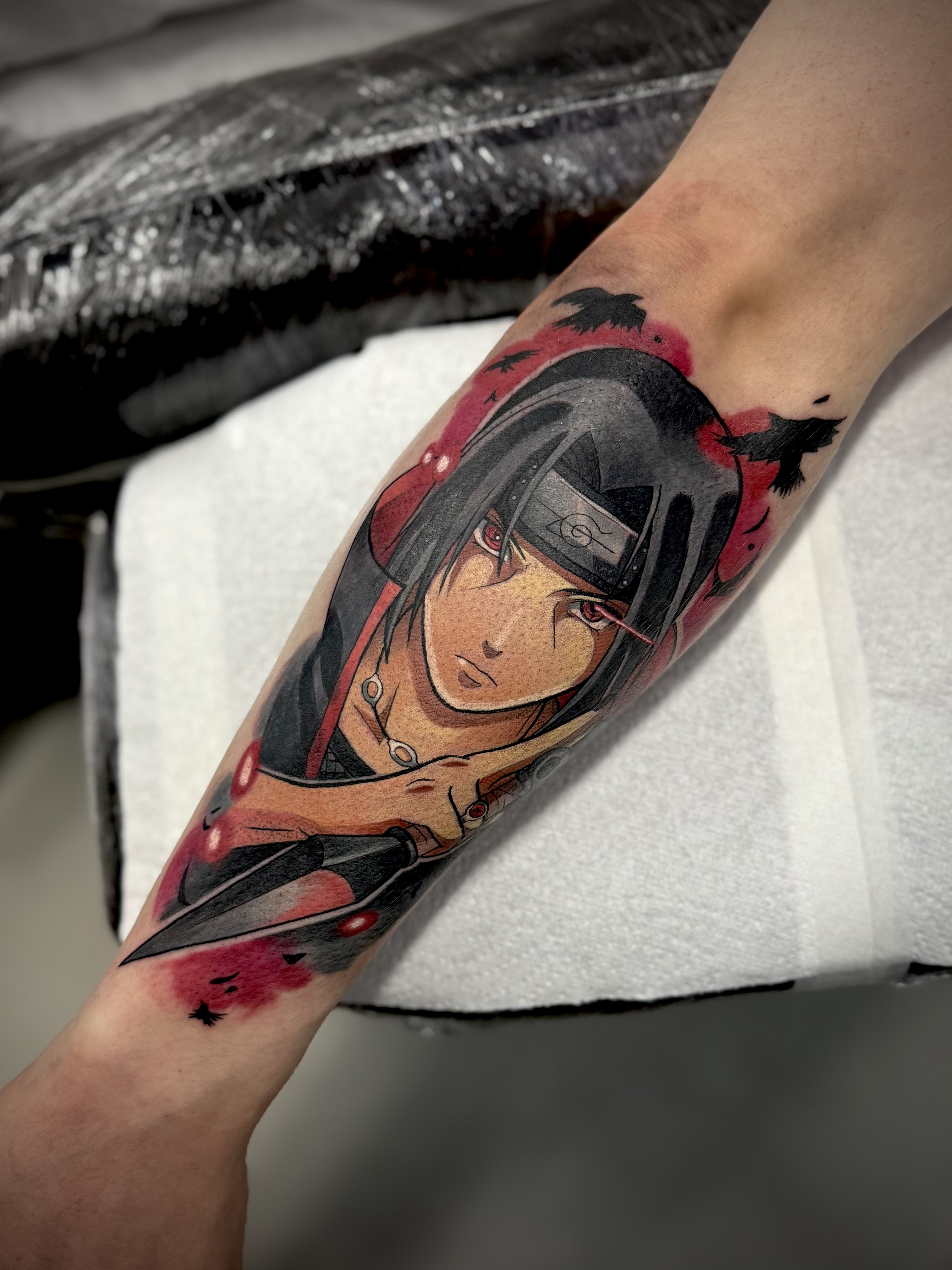 Itachi Uchiha Naruto tattoo